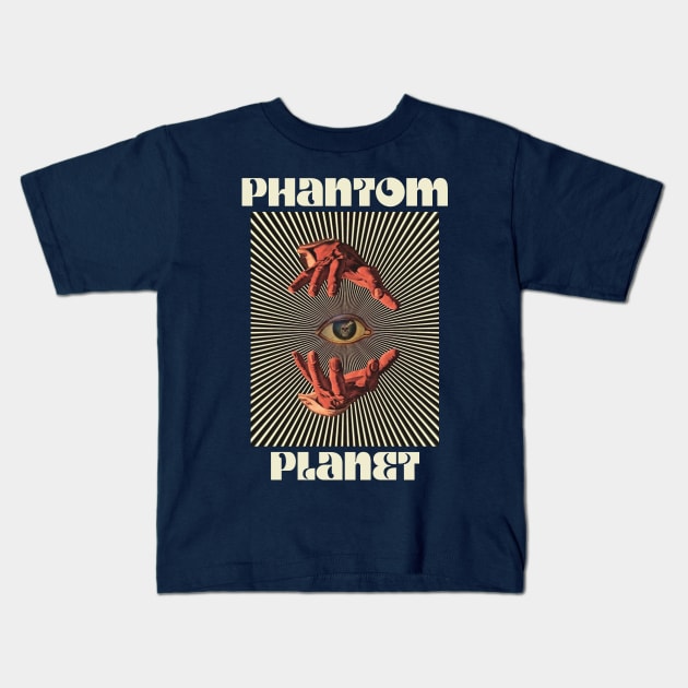 Hand Eyes Phantom Planet Kids T-Shirt by Kiho Jise